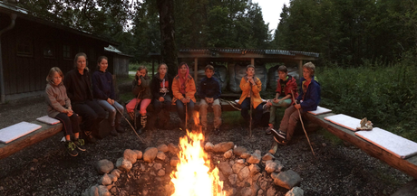 Abendstimmung an der Alm-Hütte. Foto: Y. Gronendahl